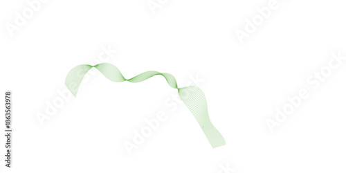 Vector illustration of a green onion isolated on white background featuring a natural leaf design and eco concept symbol for environment art