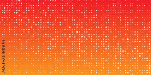 Vibrant Orange To Red Gradient Background With Dot Pattern For Modern Design And Marketing eps10