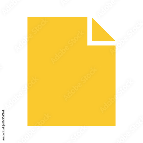 Yellow Document Icon