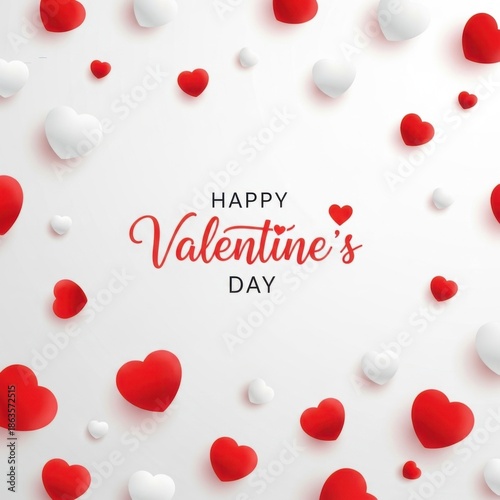 Celebrate valentine's day with a shower of hearts