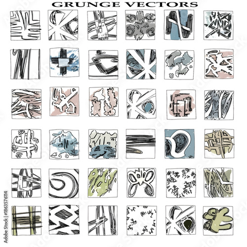 Grunge Textured Abstract Background