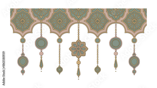 Ornate Decorative Motif: An exquisite pattern. Meticulously designed, offering a glimpse into a world of artistic brilliance. Perfect for adding a touch of elegance and cultural depth.