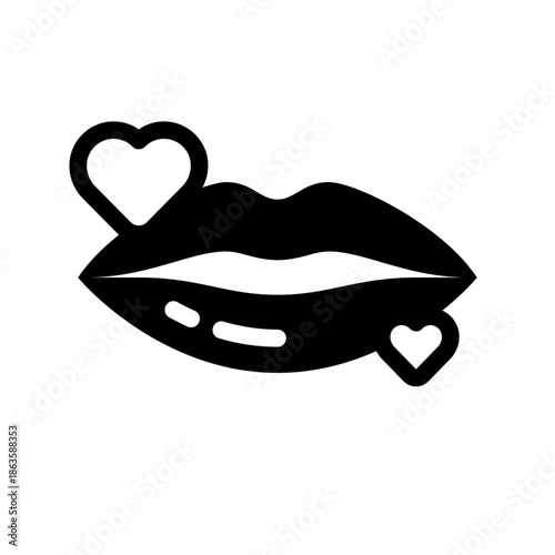 heart and lips