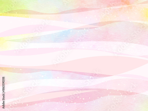 春のイメージの抽象的な背景イラスト