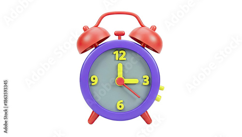 Colorful 3D Alarm Clock