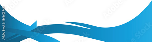 Abstract blue wave background with flowing curves and dynamic lines