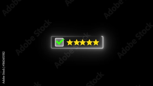 Customer or User give rating to service experiences review satisfaction feedback survey on online application, Customer can evaluate quality of service leading to reputation ranking of business.