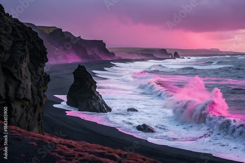 sunset over the ocean