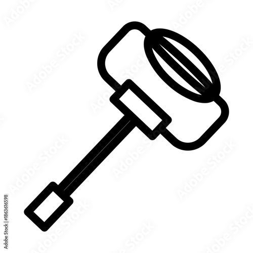 ball picker line icon