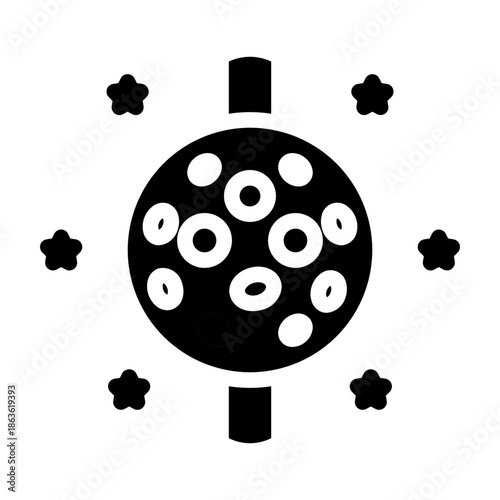 ball drop glyph icon