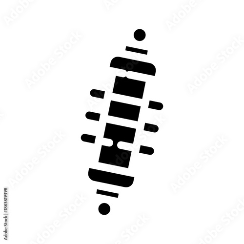 Air Shock glyph icon