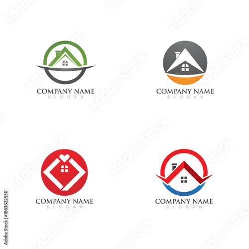 Home logo , Property and Construction