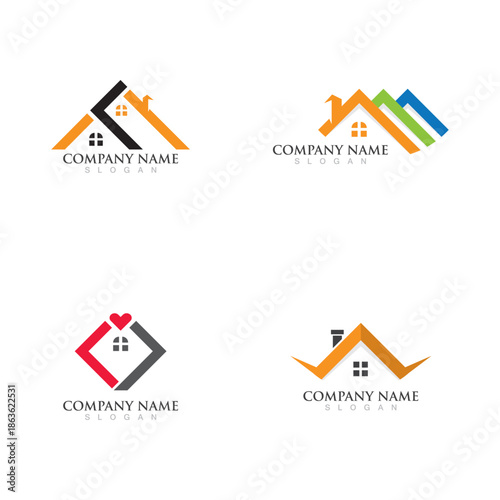 Home logo , Property and Construction