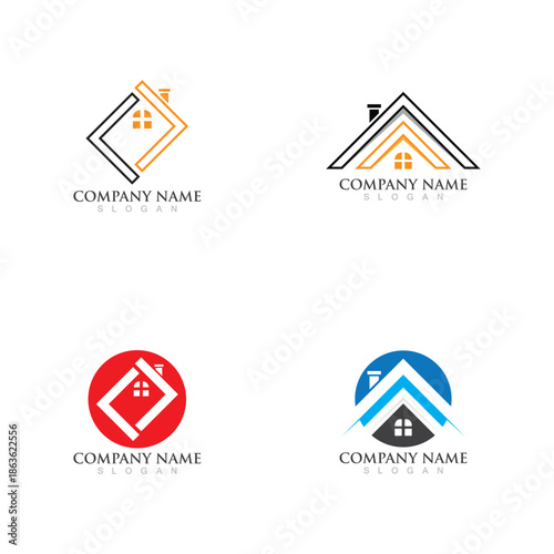 Home logo , Property and Construction