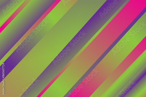 Abstract pink green violent stripe gradient background