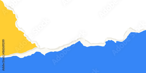 Abstract torn paper background design