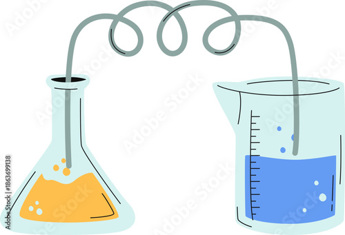 Laboratory glassware for chemical experiment