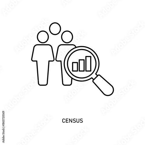 Icon a Census, isolated against a clean background.