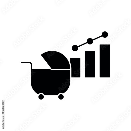Icon a Birth Rate, isolated against a clean background.