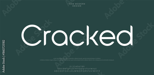 Cracked  Luxury font alphabet logo. Typography beautiful fashion elegant classic letters.