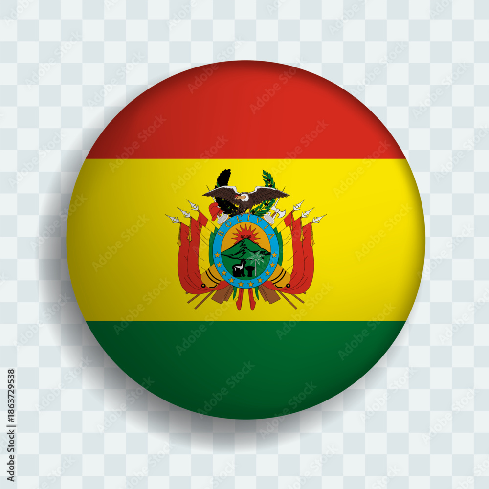 Obraz premium Bolivia round ball