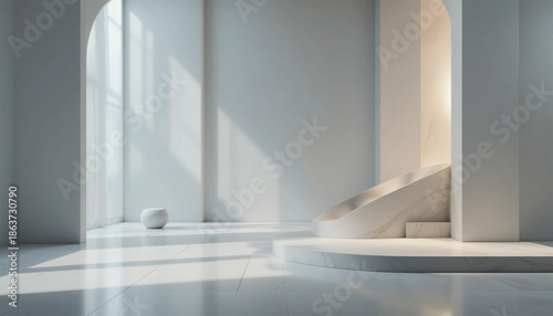 modern background of interior house