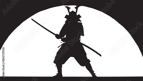 silhouette of a knight holding a sword