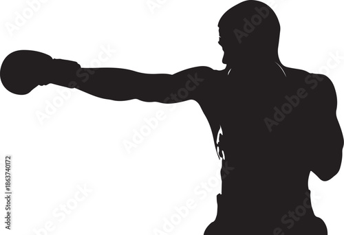 Silhouettes of man woman and young man standing in business attire vector illustration