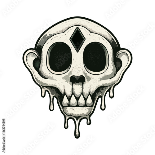 teschio di scimmia 010