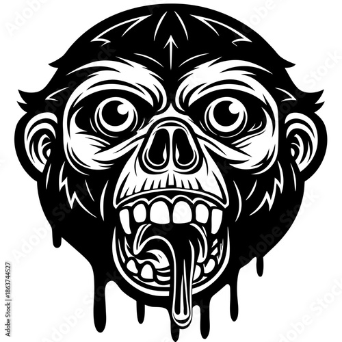 teschio di scimmia 08