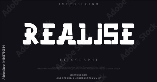 Realise calligraphy alphabet small lettering a to z font family