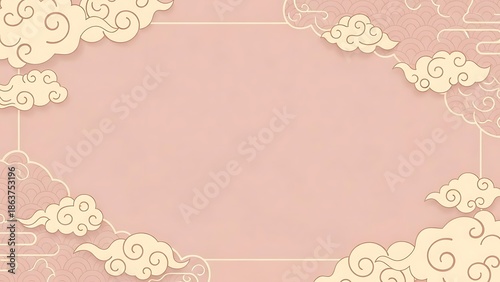 Abstract cloud design with copy space perfect for backgrounds and presentations