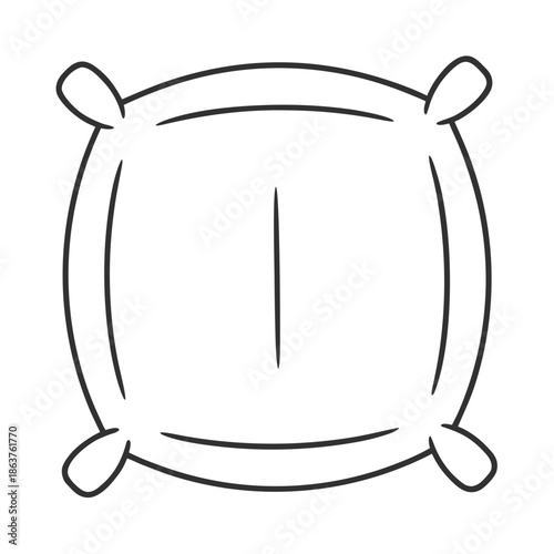 Cozy Sleep Haven: An inviting pillow, designed for restful slumber, offers a promise of comfort, relaxation, and peaceful rest. 