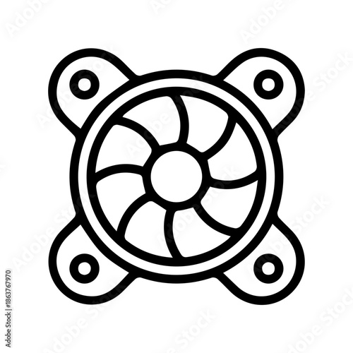Cooling Fan Icon