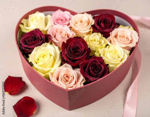 Preserved Roses in Heart Box — Timeless Valentine Luxury
