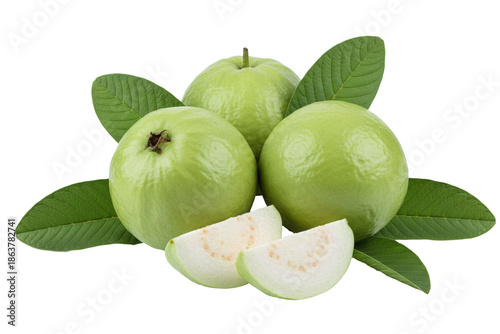 fresh guava fruit image design decoration without background