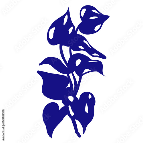 Seamless Floral Vector Pattern with Botanical Elements