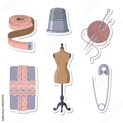 Sewing essentials for fashion design and crafting projects