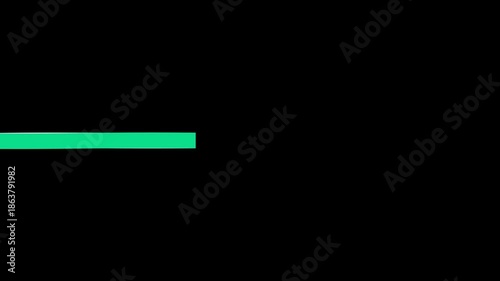 Line motion Graphic text Animation, HD, Alpha video
