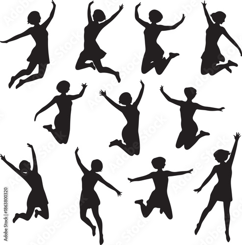 jump silhouette