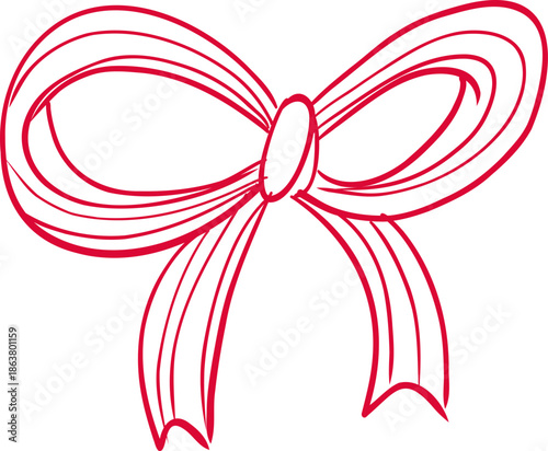 Sketch whimsical Red heart Doodle Crayon drawing. Romantic love line border, frame.