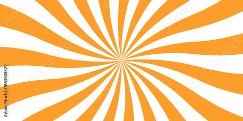 Abstract red and white retro with sunburst pattern colorful design. Vintage sunrays illustration swirl line. sun beam vector banner design and comic burst gradient concept pattern.