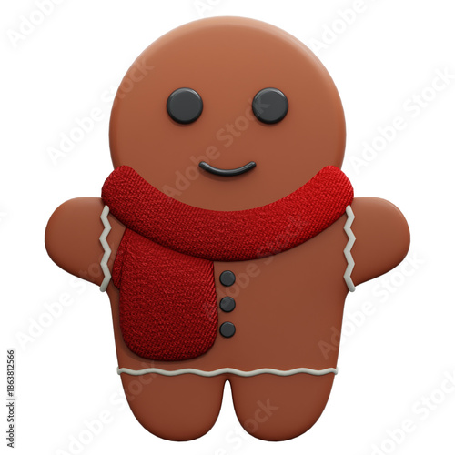 Gingerbread 3D Icon
