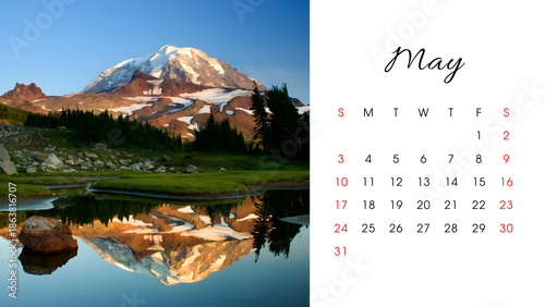 2026 calendar Experience the beauty of nature throughout the year with this stunning Landscape Calendar 2026
