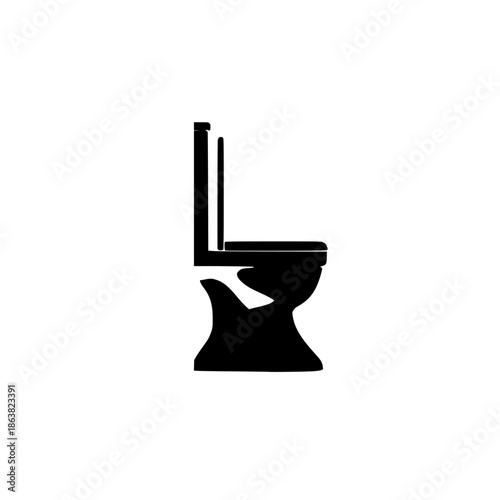 Commode chair vector – Medical bedside commode chair illustration in clean, editable vector style.