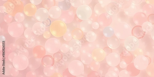 Abstract pastel bubble background, seamless repeating pattern,  abstract,  decoration