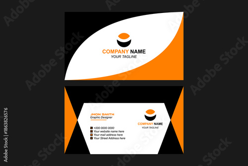 modern, professional business card template