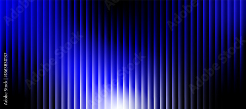 A striking abstract composition of vertical lines shifting from deep navy to a bright luminous white creates a dramatic gradient effect, stripes futuristic texture background