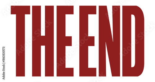 The End - A Bold Declaration of Closure and Finality, Often Signifying the Conclusion of a Story, Film, or Event