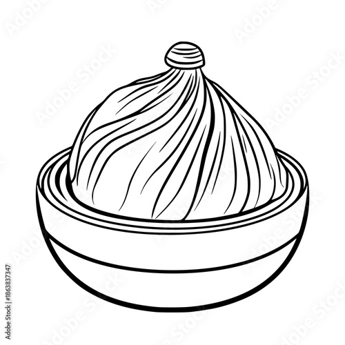 Artisan Bread Roller, Handcrafted Delicate | Clean, isolated vector art for creative projects.